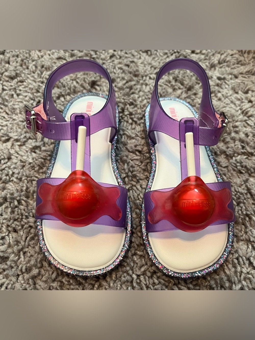 Mini Melissa Lollipop Sandal - Size 6